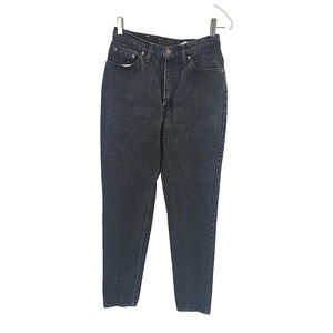 Levi's Vintage 512 Slim Fit Taper Leg Jeans USA Made Black Size 11 28x31 Women’s
